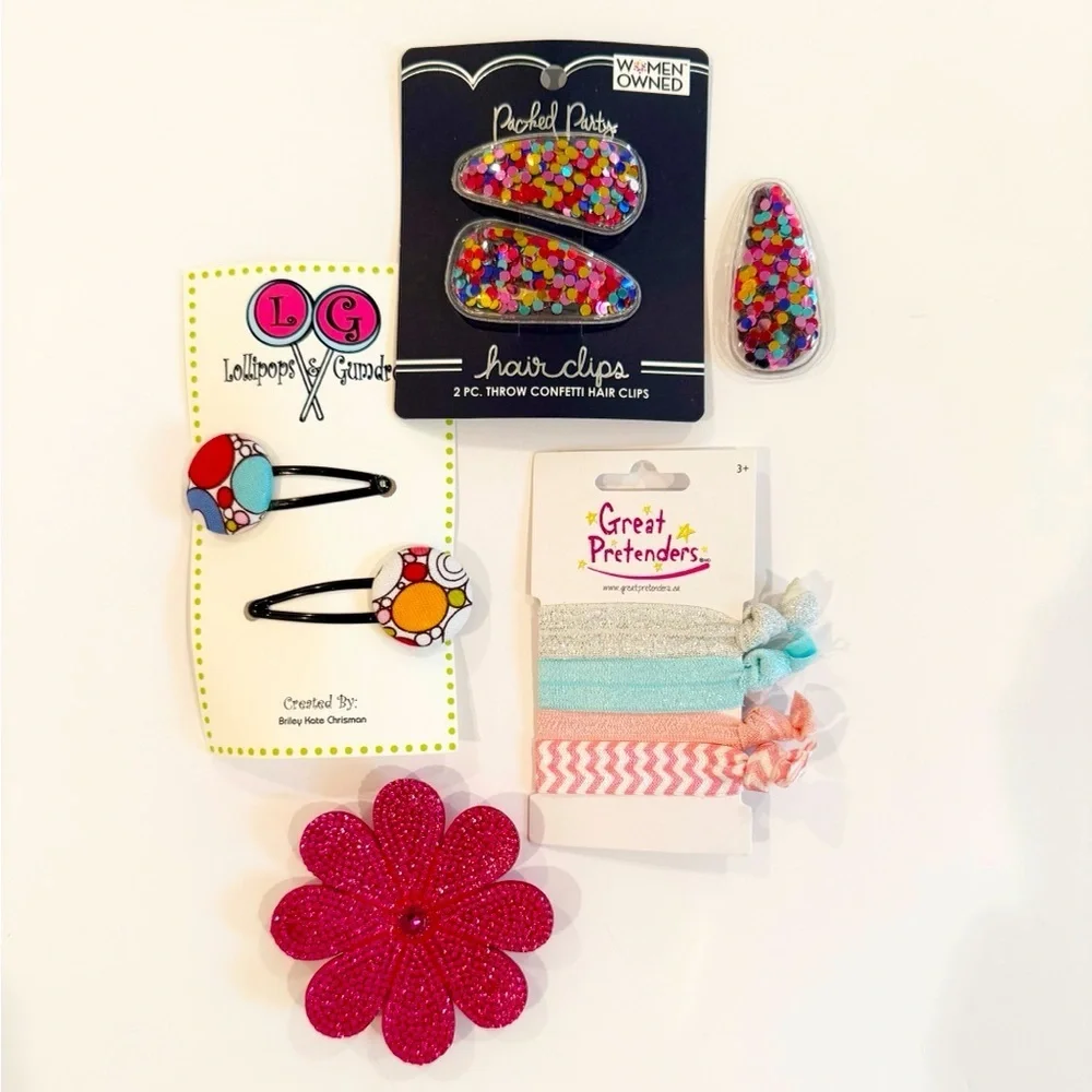 Girls Hair Clips and Ties
